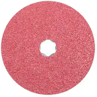 PFERD 40704 COMBICLICK Fiber Disc, 5" Dia. Ceramic Oxide CO, 24 Grit, Upgrade (25pk)