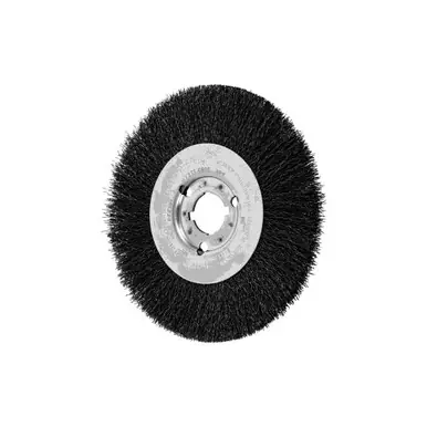 PFERD 81449 8" Bench Wheel - Std.Face .014 CS Wire, 1-1/4-3/4-5/8" A.H. (2pk)