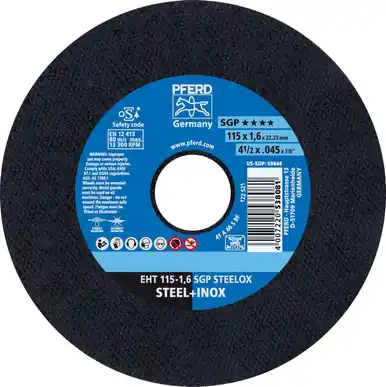 PFERD 69846 4-1/2" x .045" Cut-Off Wheel 7/8" AH A S SGP-INOX 46G Type 1 (25pk)