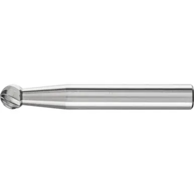 PFERD 24541 Carbide Bur - Ball Shape, SGL Cut 1/4" x 3/16" x 1/4" Shank - SD-1