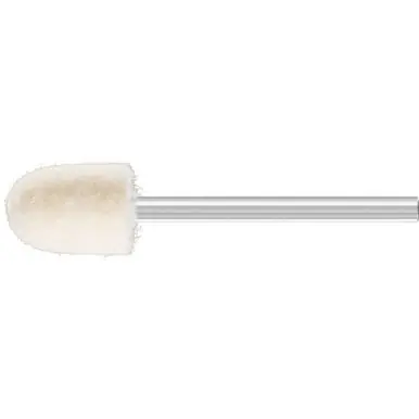 PFERD 48631 Felt Point Radius Cylinder - 3/8" x 9/16" 1/8" Shank, Medium Grade (10pk)