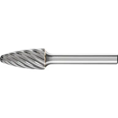 PFERD 24727 Carbide Bur - Tree Shape, INOX Cut 1/2" x 1" x 1/4" Shank - SF-5