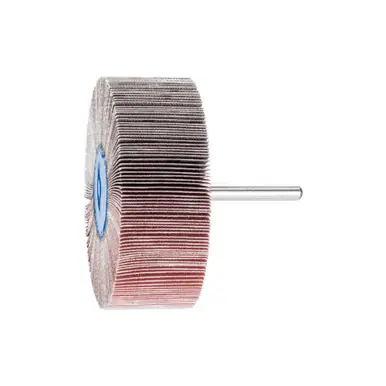 PFERD 45213 3" x 1" Mounted Flap Wheel 1/4" Shank - Aluminum Oxide - 320 Grit (10pk)