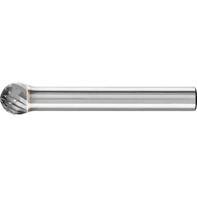 PFERD 24552 Carbide Bur - Ball Shape, DBL Cut 5/16" x 1/4" x 1/4" Shank - SD-2