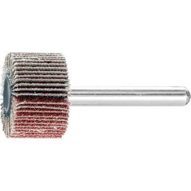 PFERD 45173 1" x 5/8" Mounted Flap Wheel 1/4" Shank - Aluminum Oxide - 80 Grit (10pk)