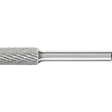 PFERD 24062 Carbide Bur, Cylind. Plain End, DBL Cut 3/8" x 3/4" x 1/4" Shank