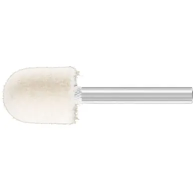 PFERD 48633 Felt Point Radius Cylinder - 3/4" x 1" 1/4" Shank Med. Grade (10pk)