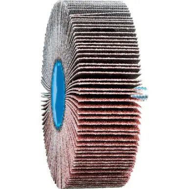 PFERD 45451 3" x 1" Quick Change Flap Wheel 1/4-20 Alum. Oxide 80G (10pk)