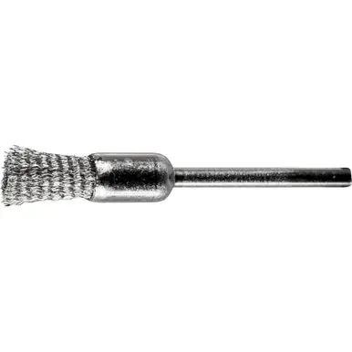 PFERD 83263 5/16" Miniature End Brush .005 SS Wire, 1/8" Stem (36pk)