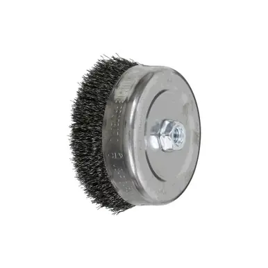 PFERD 82516P P.O.P. 6" Crimped Wire Cup Brush .014 CS Wire, 5/8-11 Thread (ext.) (2pk)