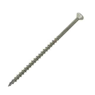 Daggerz DLFLSQL1040 - 10 x 4 Dagger-Lok Square Flat w/Nibs Coarse Wood Screws Lubricized 1000ct