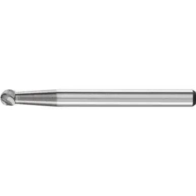 PFERD 23245 Carbide Bur, Ball Shape, ALU/NF Cut 1/8" x 3/32" x 1/8" Shank, SD-42