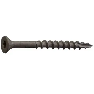 Daggerz ACQSTAR10312D - 10 x 3-1/2" Deck-Pro Star Flat w/Nibs Deck Screws Dark 1000ct