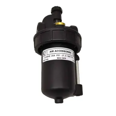 GRACO 214848 - Air Line Lubricator, 1/2" NPT(F) Inlet/Outlet, 8 oz Bowl, 300 PSI, Zinc