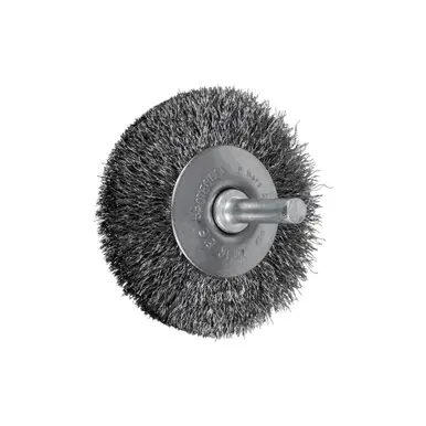 PFERD 82857 2-1/2" Mtd Flared Cup Brush .006 CS Wire, 1/4" Shank (10pk)