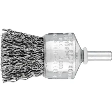 PFERD 82976 1" Crimped Wire End Brush .020 CS Wire, 1/4" Shank (10pk)