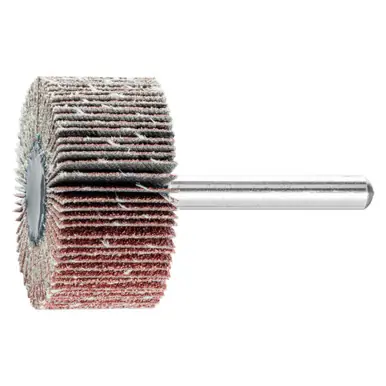 PFERD 45233 1-1/2" x 1" Mounted Flap Wheel 1/4" Shank - A/O - 80 Grit (10pk)