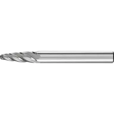 PFERD 24695 Carbide Bur - Tree Shape, ALU/NF Cut 1/4" x 5/8" x 1/4" Shank - SF-1