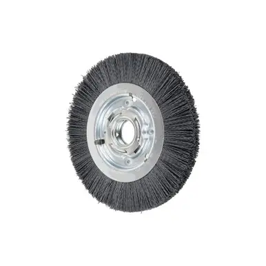 PFERD 83706 8" M-BRAD WF Wheel Brush 2" A.H., .022 SiC - 320 Grit