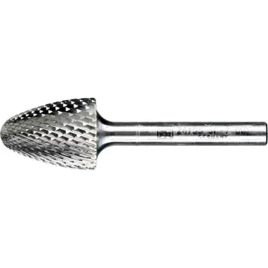 PFERD 24753 Carbide Bur - Tree Shape, DIA Cut 3/4" x 1" x 1/4" Shank - SF-7