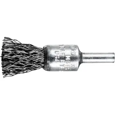 PFERD 82966 1/2" Crimped Wire End Brush .020 CS Wire, 1/4" Shank (10pk)