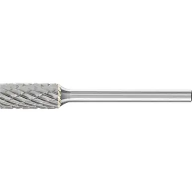 PFERD 23132 Carbide Bur, Cylind. Plain End, DBL Cut 1/4" x 1/2" x 1/8" Shank