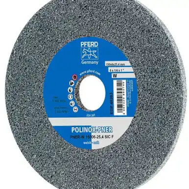PFERD 48363 6" x 1/4" Unitized Wheel 1" A.H., SiC Fine (W) 2SF (5pk)