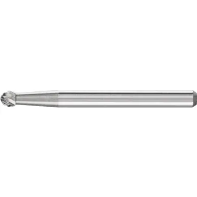 PFERD 23231 Carbide Bur - Ball Shape, SGL Cut 3/32" x 1/8" x 1/8" Shank - SD-41