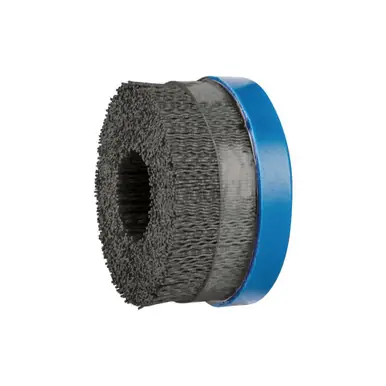 PFERD 84237 4" M-BRAD Disc Brush - HD Round Filament, .040 Ceramic Ox. 120 Grit