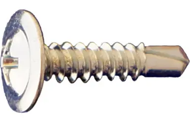 Daggerz MTSDZ08012 - 8 x 1/2" Phillips Modified Truss Wafer Self-Drill Screws Zinc 10000ct