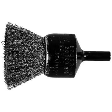PFERD 82993P P.O.P. 1" Crimped Wire End Brush .010 SS Wire, 1/4" Shank (5pk)