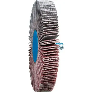 PFERD 45431 3" x 1/2" Quick Change Flap Wheel 1/4-20 Thread, Aluminum Oxide, 80 Grit (10pk)
