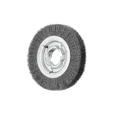 PFERD 81247 8" Crimped Wire Wheel - Wide Face .012 CS Wire, 2" Keyed A.H.