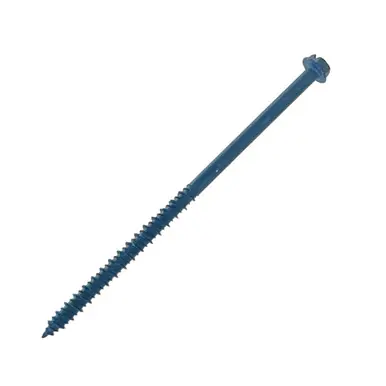 Daggerz CONHB-031640 - 3/16 x 4" Dagger-Con Hex Washer Concrete Screws Bulk Blue 1000ct