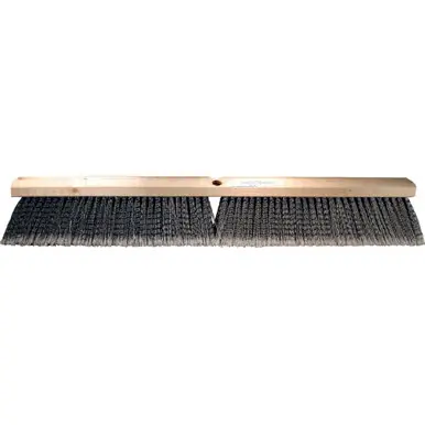 PFERD 89222 18" Fine Sweep Floor Brush, Silver Plastic Fill 3" Trim (12pk)