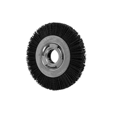 PFERD 83699 6" M-BRAD WF Wheel Brush 2" A.H., .040 SiC - 80 Grit