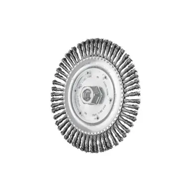 PFERD 82494 6-7/8" Stringer Bead Knot Wheel .020 CS Wire, 5/8-11 Thread, 56-Knots (10pk)