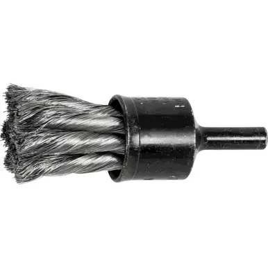 PFERD 83090 3/4" Knot Wire End Brush Flared Cup .006 SS Wire 1/4" Shank (10pk)