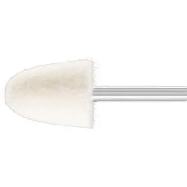 PFERD 48602 Felt Point Radius Cone - 1" x 1-1/4" 1/4" Shank Med. Grade (10pk)