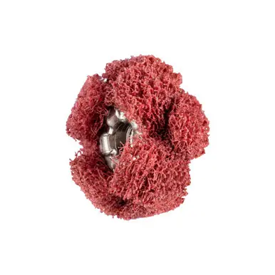 PFERD 44199 3/4" POLINOX Cross Buffs, 8-32 Thd. 2 Layers, Aluminum Oxide, Fine Grade (20pk)
