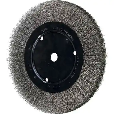 PFERD 80491 8" Crimped Wire Wheel - Narrow Face .012 SS Wire, 5/8" A.H. (2pk)