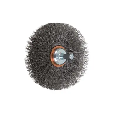 PFERD 82897 3" Crimped Wire Wheel Brush .006 CS Wire, 1/4" Shank (10pk)