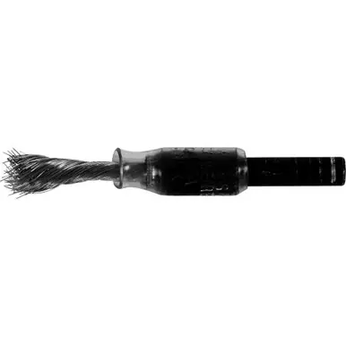PFERD 83283 1/4" Dia. SINGLETWIST Knot End Brush .006 SS Wire 1/4" Shank (10pk)