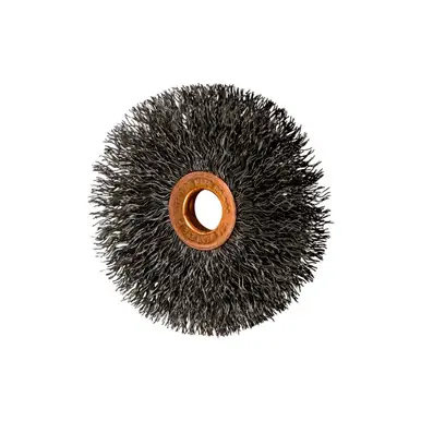 PFERD 81546 3" Tube Center Wire Wheel .014 CS Wire, 1/2-3/8" A.H. (10pk)