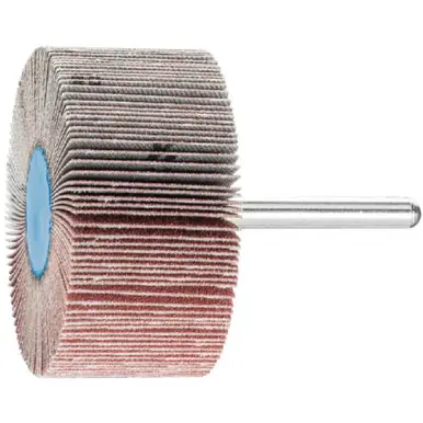 PFERD 45272 2-1/2" x 1" Mounted Flap Wheel 1/4" Shank, Aluminum Oxide, 120 Grit (10pk)