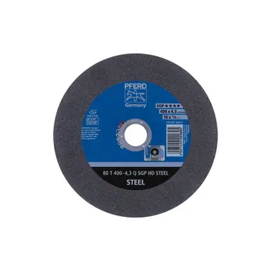 PFERD 66117 16" x 5/32" Stationary Wheel, 1" AH A-SG Heavy Duty (10pk)