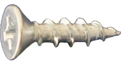 Daggerz DLHINGEZ06058 - 6 x 5/8" Dagger-Lok Phillips Flat Coarse Hinge Screws Zinc 20000ct