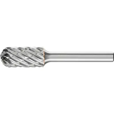 PFERD 24468 Carbide Bur, Cylind. Radius End, STEEL Cut 1/2" x 1" x 1/4" Shank