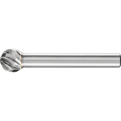 PFERD 24567 Carbide Bur - Ball Shape, INOX Cut 3/8" x 5/16" x 1/4" Shank - SD-3