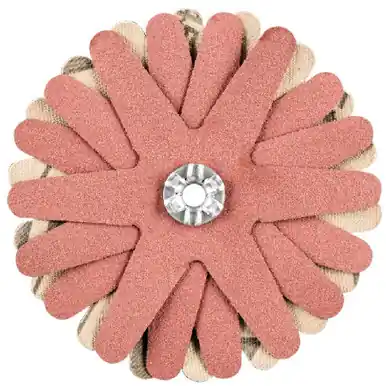 PFERD 44028 2-3/4" POLISTAR-TUBE A/0 240 Grit 4mm Bore, 6 Star Layers (10pk)
